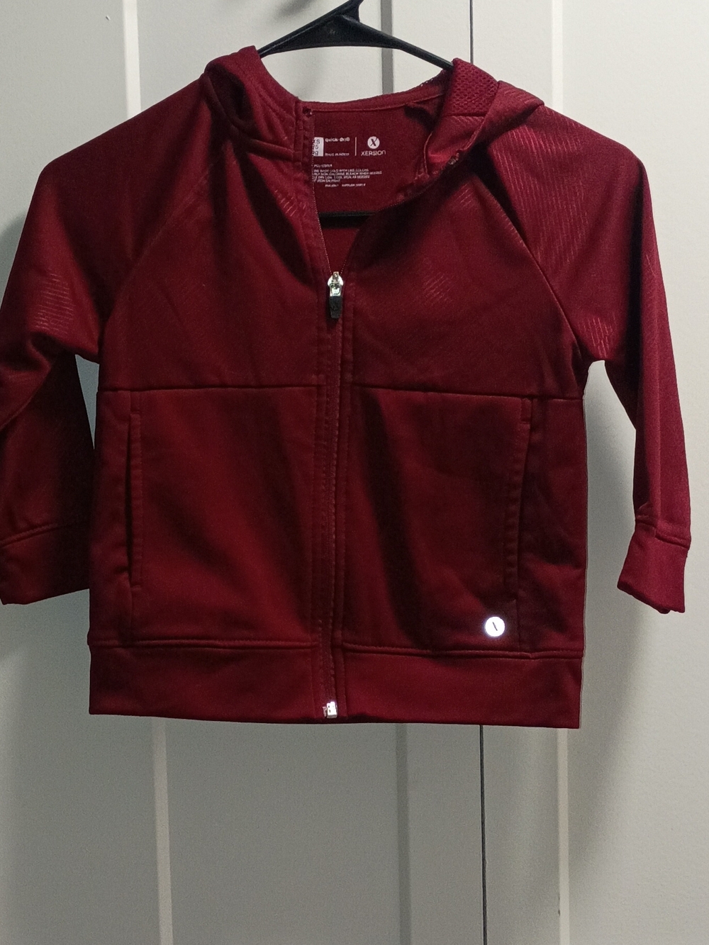 Xersion Maroon Quick-Dri Performance Tee
